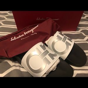 FERRAGAMO SLIDES FOR MEN